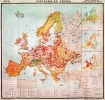 Зарубежная Европа Социально-экономическая карта (ламинированная) Издательство: Роскартография, 2000 г Формат: 84x104/32 (~220x240 мм) инфо 6694l.